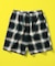 T/R CHECK EASY SHORTS PANT/テトロン チェック イージー ショートパンツ/ショーツ/リラックスフィット