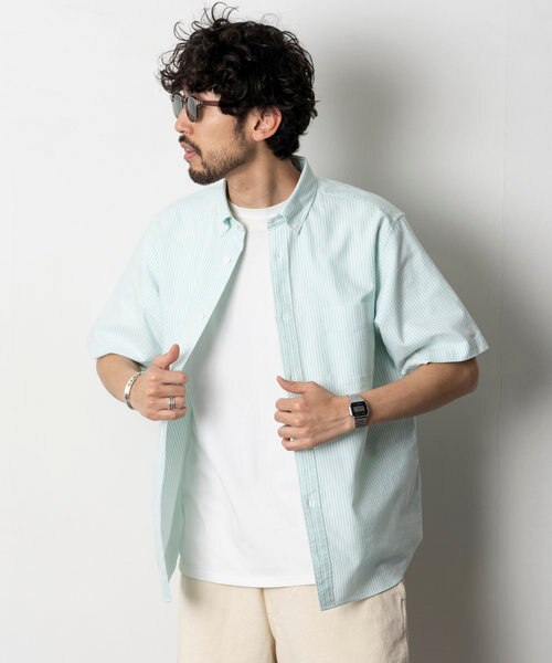 NEW LOOSE FIT OX BD SHIRT SHORT SLEEVE｜フリークスストアの