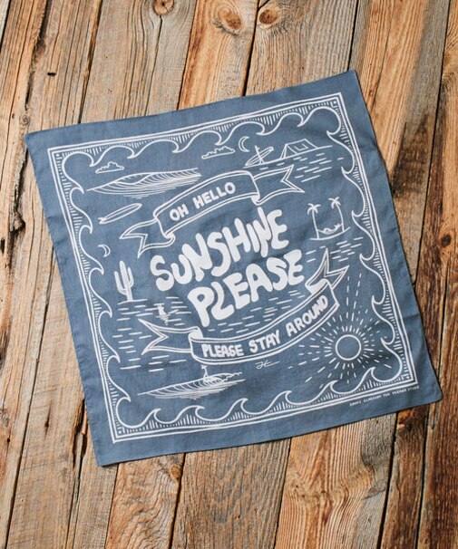 SUNSHINE PLEASE BANDANA / サンシャイン プリーズ バンダナ