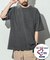 ヘビーウェイト NO-SIDE SEAM クルーネック ピグメント ポケットTシャツ/丸胴/10.5オンス/USA COTTON