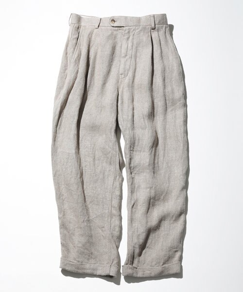Linen 1 Tuck Pants/リネン 1タック パンツ｜フリークスストアの通販