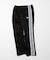 別注 Narrow Track Pant PolySmooth Black×White/ナロー トラックパンツ ポリエステルスムース ブラック ホワイト