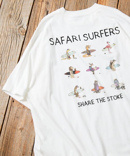 Safari Spot サファリスポット　ライトブルー Tシャツ 3560000038186_0201.jpg