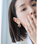 ニュアンスハートピアス