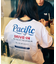 限定展開 Pacific DRIVE-IN×FREAK'S STORE/パシフィックドライブイン 別注 ビッグシルエット バックプリント クルーネックTシャツ