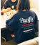 限定展開 Pacific DRIVE-IN×FREAK'S STORE/パシフィックドライブイン 別注 ビッグシルエット バックプリント クルーネックTシャツ