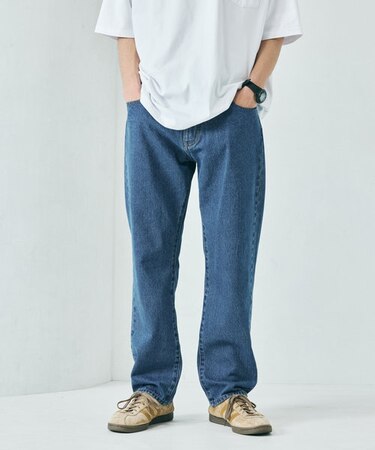 限定展開 スリムストレート デニムパンツ