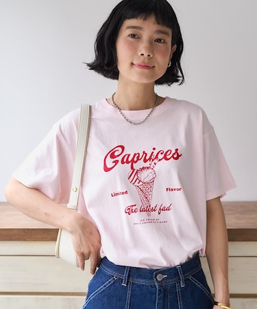 Icecream Tシャツ/アイスクリームTシャツ/プリントTシャツ