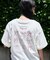 リボン バックプリントTシャツ/刺繍Tシャツ