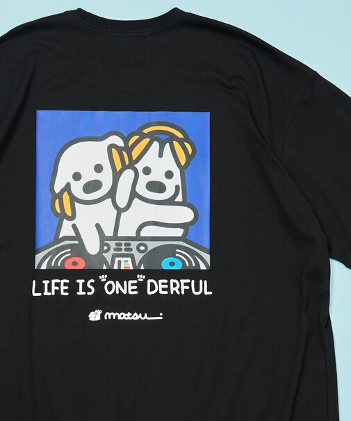 別注 ｢DJ」バックプリント クルーネック半袖Tシャツ