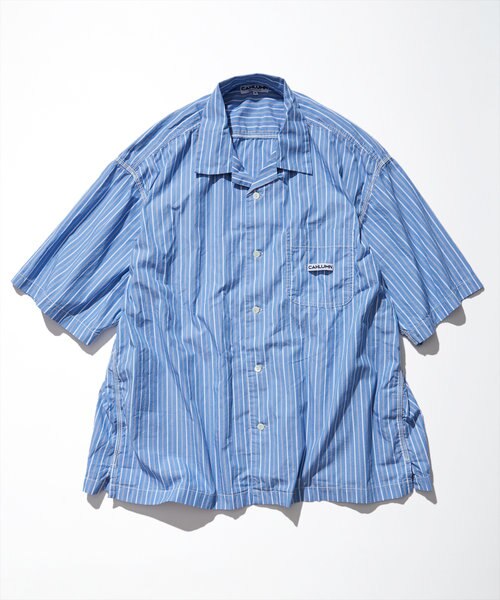 Magazine Pocket Chain Stitch Open Collar Shirt｜フリークスストアの