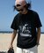 HOSOI PHOTO S/S TEE モノクロ