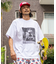 HOSOI PHOTO S/S TEE モノクロ