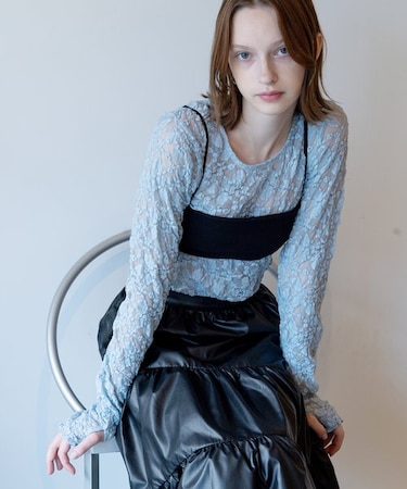 チュールレース ロンT