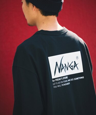 別注 刺繍 ECO HYBRID LOGO LS TEE 別注エコハイブリッド ルーズ 