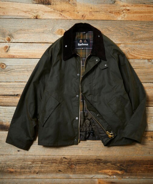 【販路限定】Barbour OS Transport wax jacket/ バブアー オーバーサイズ トランスポート ワックスジャケット