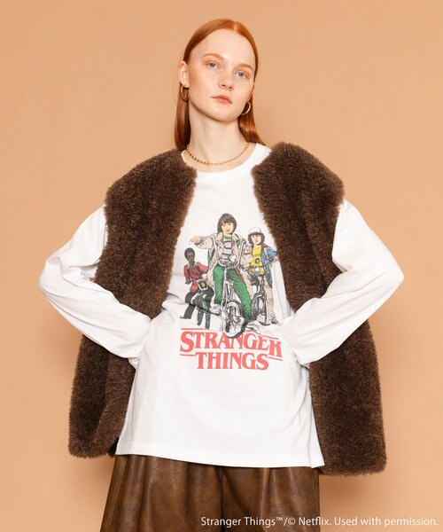 【新品】ストレンジャー・シングス STRANGER THINGS ロンT セール】Stranger Things × FREAK'S STORE/ストレンジャー
