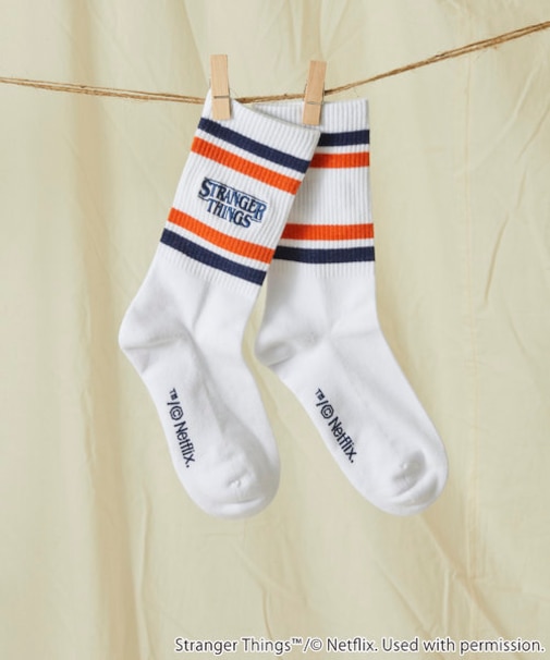 Stranger Things SOCKS/ストレンジャーシングスソックス/ロゴ靴下