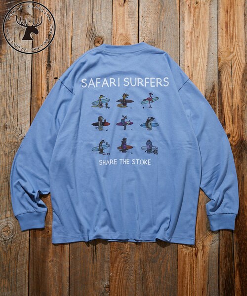 sapeur サファリ　LサイズロンT SAPEur Safari ANIMAL LOGO L/S ロンT サファリ メンズ