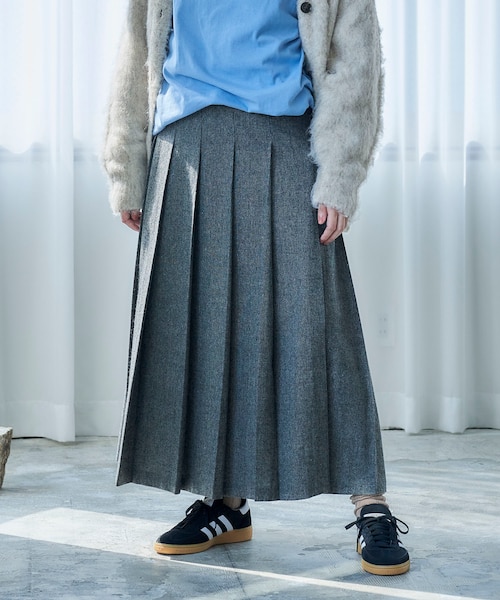 ツイードプリーツスカート｜フリークスストアの通販｜&mall（アンド