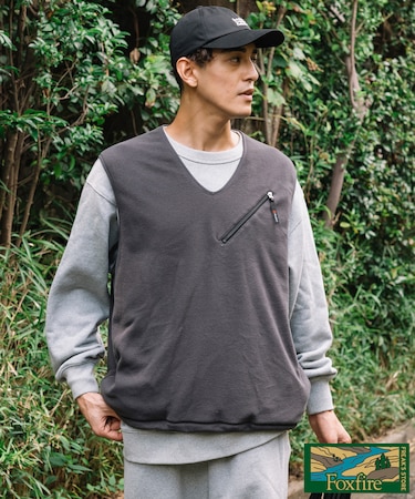 別注 Foxfire POLARTEC PO VEST/ポーラテック プルオーバー ベスト 
