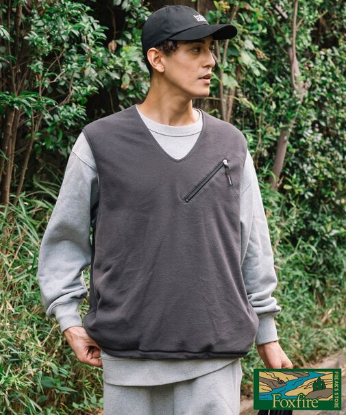 別注 Foxfire POLARTEC PO VEST/ポーラテック プルオーバー ベスト 