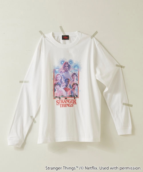 Stranger Things poster ロンT/ ストレンジャーシングスポスターロンT