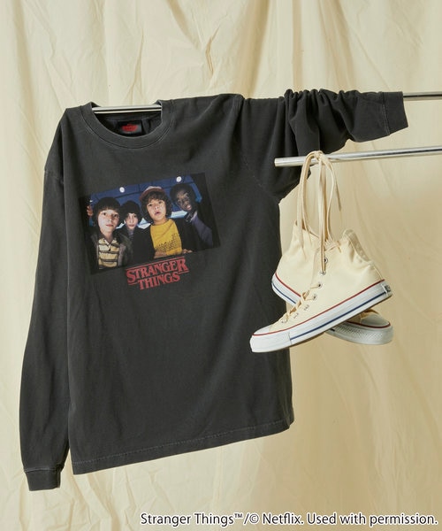 Stranger Things photo Long sleeve T-shirt 2/ ストレンジャー