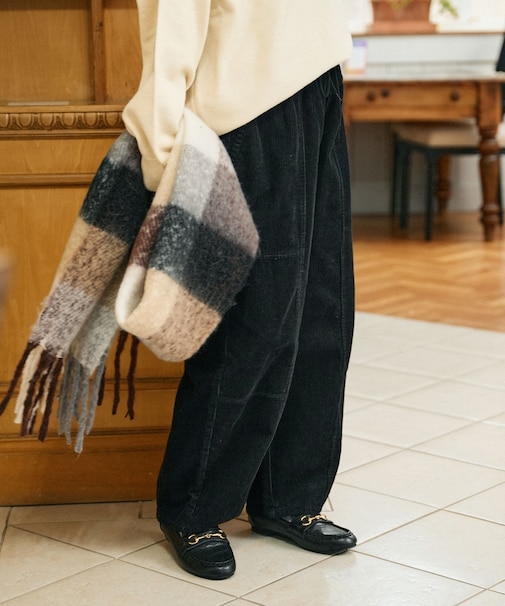 コーデュロイバルーンパンツ