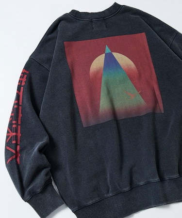 別注 大東京万博 バックプリント クルーネックスウェット