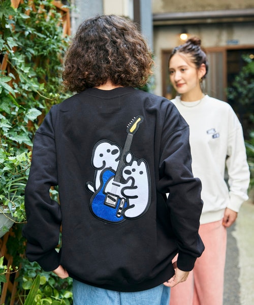 別注「Gt」バックフェルト刺繍 クルーネック スウェット｜フリークス