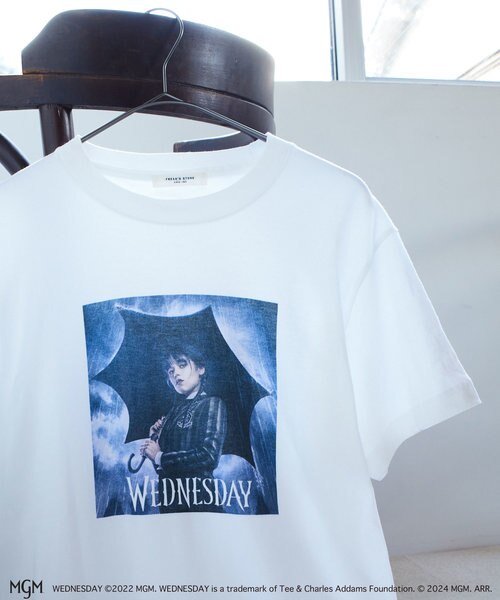 限定展開】Wednesday poster Tシャツ/ウェンズデー ポスターTシャツ