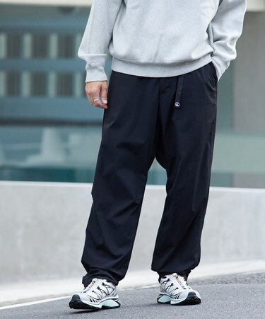 ワイドシルエット ストレッチナイロン クライミングパンツ 【限定展開】