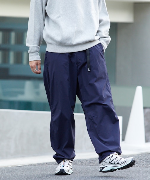 ワイドシルエット ストレッチナイロン クライミングパンツ 【限定展開】