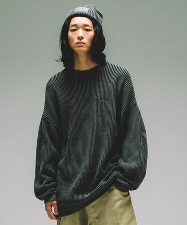 Pigment Dyed Command Pullover Sweater/ピグメントダイ コマンドニット セーター