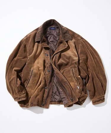 Fade Washed Padding Corduroy Blouson/フェイド ウォッシュド 