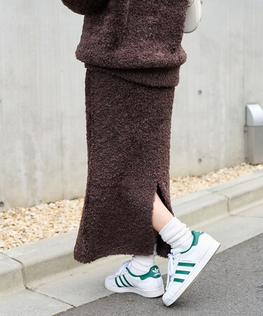 モールヤーン ニットスカート