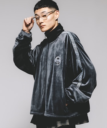 別注 Velour Track Jacket/ベロア トラックジャケット｜フリークス 