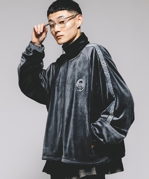 別注 Velour Track Jacket/ベロア トラックジャケット｜フリークス 