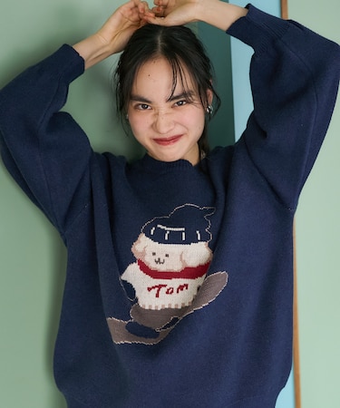 tombonia ジャガードニット