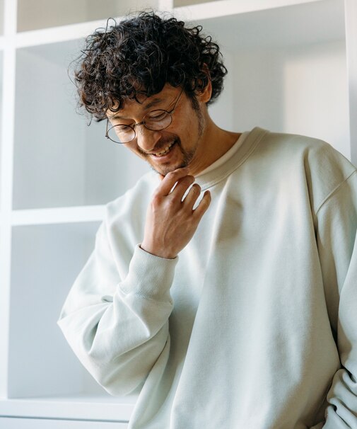 AIRDRY 高機能素材 9.3オンス リラックスフィット ヘビーウェイトクルーネックスウェット