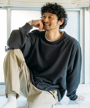 AIRDRY 高機能素材 9.3オンス リラックスフィット ヘビーウェイトクルーネックスウェット