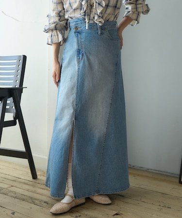 別注 Cross Waist Slit Skirt