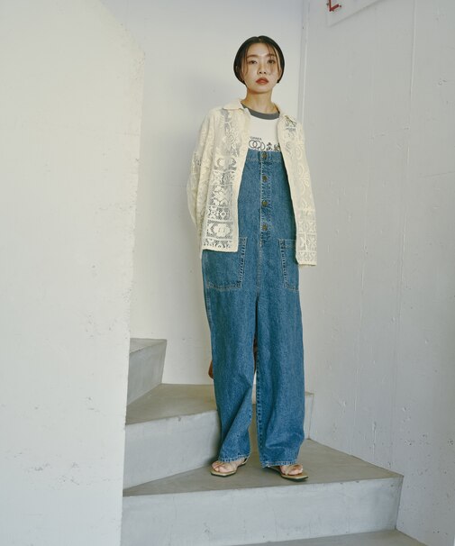 別注 Buttonfly キャミソールサロペット