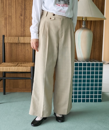 Gramps ワイドパンツ＜セットアップ対応＞