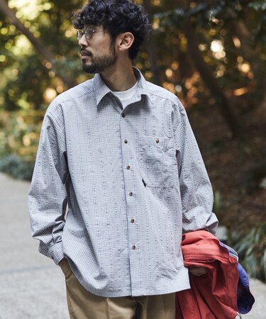 別注 Pucker Long Sleeve Shirts