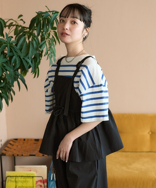 ベルトキャミソール パンツ セットアップ