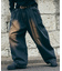 別注 SMU PT-38 2TUCK BAGGY WIDE DENIM PANTS