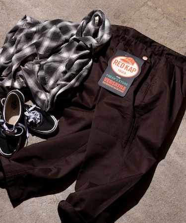 別注 SMU PT-38 SETUP 2TUCK WIDE PANTS