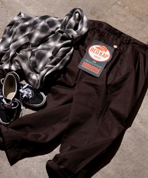 別注 SMU PT-38 SETUP 2TUCK WIDE PANTS